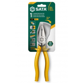 Alicate Universal Isolado Eletricista Profissional 8"  c/ Cabo Antideslizante 1000V SATA