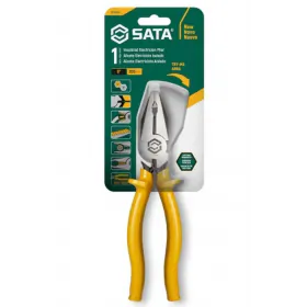 Alicate Universal Isolado Eletricista Profissional 8"  c/ Cabo Antideslizante 1000V SATA