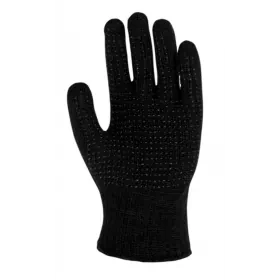 Luva de Malha Algodão Pigmentada Preta Tamanho 9 Acrilon