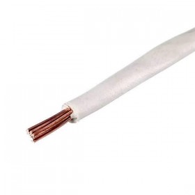 Fio Cabo Flexível 1,5mm2 750V Branco por Metro Megatron