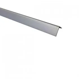 Cantoneira Tipo L Sobrepor p/ Parede Alumínio Polido 3m x1/2"(1,27cm)