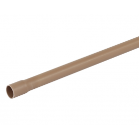 Cano Tubo PVC Soldável Marrom P/ Água Fria 3/4" 25mm C/ 6m Amanco