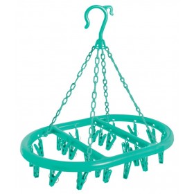 Mini Varal Oval c/ 24 Prendedores Esfrebom Bettanin