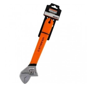 Chave Inglesa Ajustável 12" c/ Cabo Emborrachado Starfer