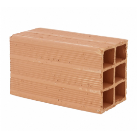 Bloco Tijolo Cerâmico Vedação Tipo Baiano 11,5 x 14 x 24cm