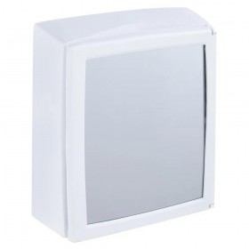 Armário Plástico Banheiro Sobrepor 30x37x11cm Branco A52 Astra