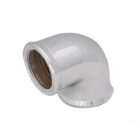 Cotovelo Metal Cromado 90 graus Rosca X Rosca Fêmea x Fêmea 3/4" Rieti