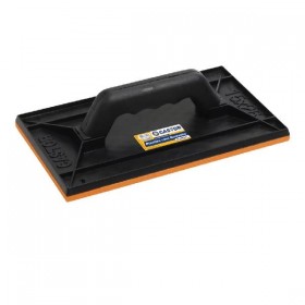 Desempenadeira de Plástico PVC 15x26cm com Borracha Castor