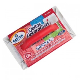 Desempenadeira PVC Para Grafiato 15X26cm Branca Castor