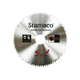 Disco De Serra p/ Madeira Aço Carbono 4 3/8" 80 Dentes Stamaco