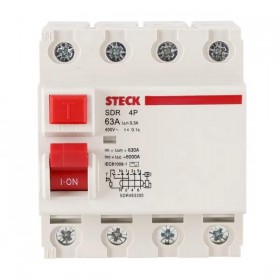 Interruptor Diferencial DR 63A 30mA Tetrapolar Steck