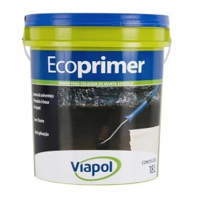 Primer Para Manta Asfáltica Ecoprimer Preto 18L Viapol