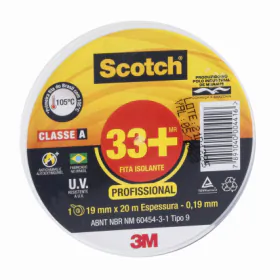 Fita Isolante Profissional 33+ 19mm x 20m 3M Scotch