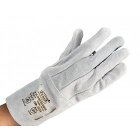 Luva de Raspa Reforçada Cano Médio 15cm Clute Zanel