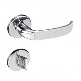 Fechadura P/ Porta de Banheiro Cromada 40mm Roseta ZM Magnum Pado