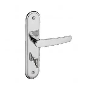 Fechadura P/ Porta Banheiro Cromada 40mm Espelho Concept Pado