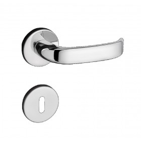 Fechadura P/ Porta Interna Cromada 40mm Roseta ZM Magnum 931 Pado