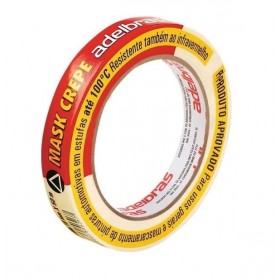 Fita Crepe Mask Uso Geral 18mm x 50m Adelbras