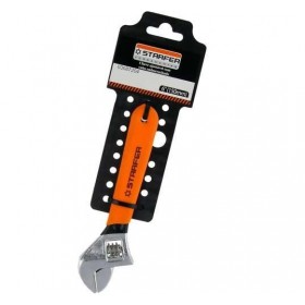 Chave Inglesa Ajustável 6" c/ Cabo Emborrachado Starfer