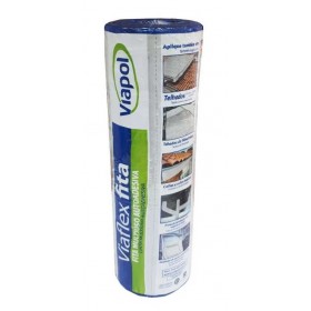 Fita Impermeabilizante Multiuso Alumínio Viaflex 45cm x 10m 1mm Viapol