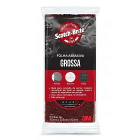 Fibra Abrasiva De Limpeza Pesada Grossa 110mmx225mm c/ 02Pçs 3M