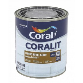 Fundo Nivelador e Preparador Para Madeira Branco 900ml Coral
