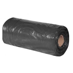 Lona Plástica Preta Média 80 Micras Rolo 50m X 4m