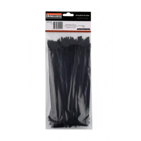 Abraçadeira De Nylon Preta 300mm X 4,8mm Pacote 100 Peças Starfer