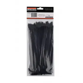 Abraçadeira De Nylon Preta 300mm X 4,8mm Pacote 100 Peças Starfer