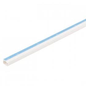 Canaleta Sistema X 10mmx10mm 2m Branca s/ Divisória e c/ Adesivo Alumbra