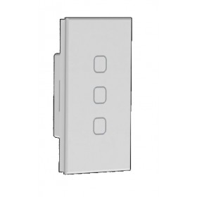 Interruptor Touch Easy Light c/ 3 Canais / 3 Cenários Branco Tholz