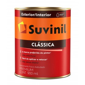 Tinta Látex PVA Clássica Maxx Premium Branco Neve Fosco 0,9L Suvinil