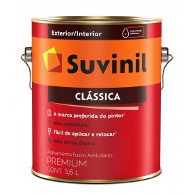 Tinta Látex PVA Clássica Maxx Premium Branco Neve Fosco 3,6L Suvinil