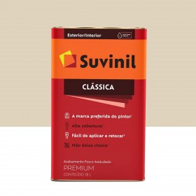 Tinta Látex PVA Clássica Maxx Premium Palha Fosco 18L Suvinil