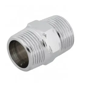 Niple Duplo Latão Cromado 3/4" x 3/4" Rieti
