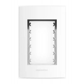 Placa 4x2 c/ Suporte 3 Postos Branco 85002 Inova Pro Alumbra