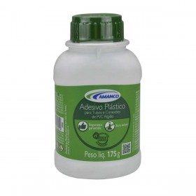 Cola para PVC Incolor Frasco 175g com Pincel Aplicador Amanco