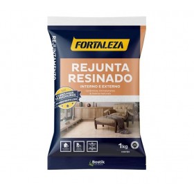 Rejunte Resinado Cerâmico e Porcelanato Branco 1kg Fortaleza