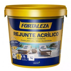 Rejunte Acrílico Premium Branco 1kg Fortaleza Bostik