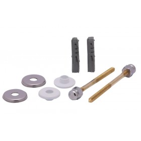 Kit Parafusos p/ Fixação Lavatório Bucha 8mm Super Luxo Rieti