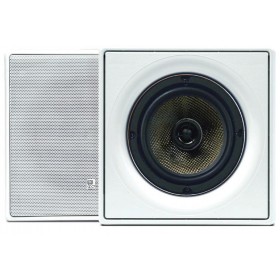 Caixa Som Quadrada Embutir Teto Branca 100W 5" Kevlar AMCP