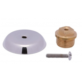 Plug de Arremate 1/2" c/ Canopla e Parafuso Rieti