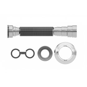 Sifão Tubo Extensivo Universal 72cm Cromado c/ Canopla Blukit