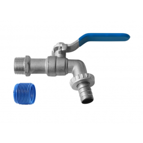 Torneira Esfera Reforçada p/ Jardim 1/4 Volta c/ Alavanca Blukit
