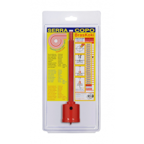 Serra Copo Widea Diamantada 50mm c/ Haste Braskoki