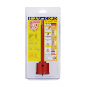 Serra Copo Widea Diamantada 75mm c/ Haste Braskoki