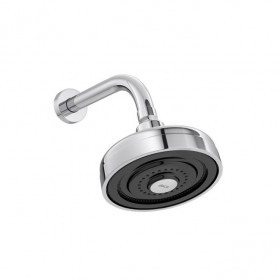 Chuveiro Com Tubo Curvo de Parede Cromado Acqua Plus Deca