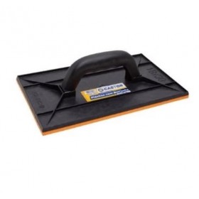 Desempenadeira de Plástico PVC 18x30cm com Borracha Castor