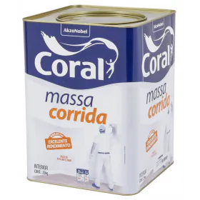Massa Corrida PVA 25kg Coral