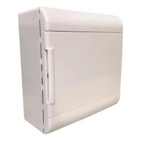 Quadro Distribuição Sobrepor 08 DIN c/ Barramento Ouro Box Steck
